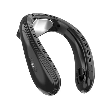 720° Cooling Neck Fan | Bladeless Semiconductor Wearable Air Cooler