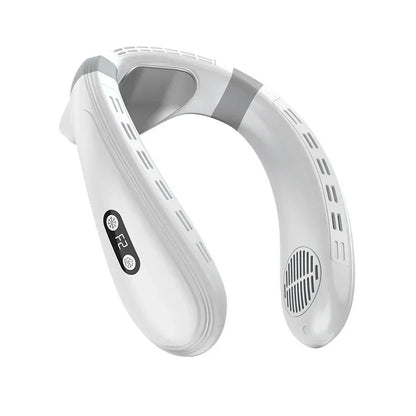 720° Cooling Neck Fan | Bladeless Semiconductor Wearable Air Cooler