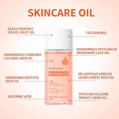 Bio Skincare Body Oil Face Body Moisturizer Vitamin A Vitamin E Exfoliate skin Improve Hair Health Fade Scars Exfoliate skin car